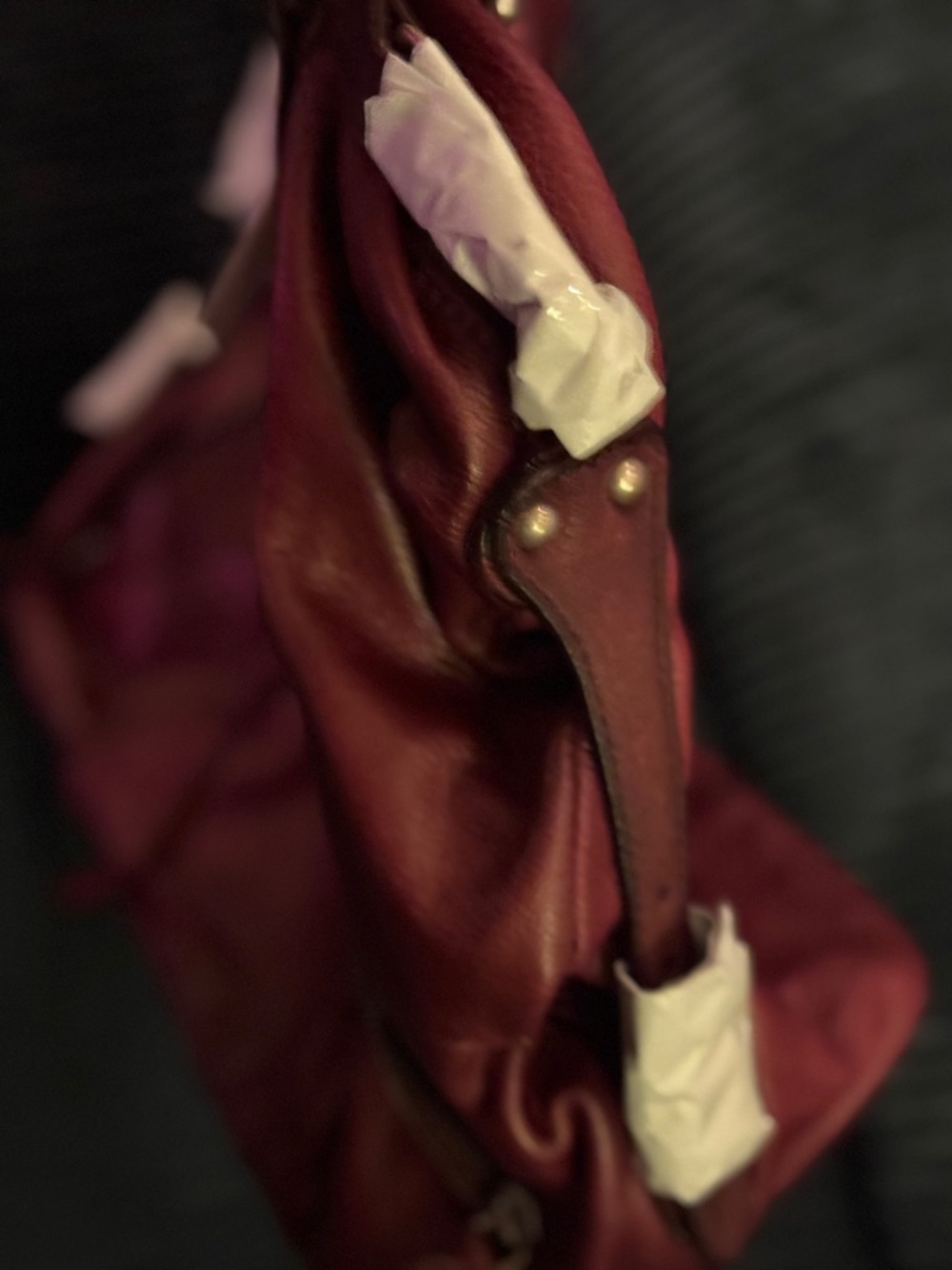 (SOLD) Free People Emerson Tote - Red Rock Color, from the We the People Line. - Picture 13 of 14